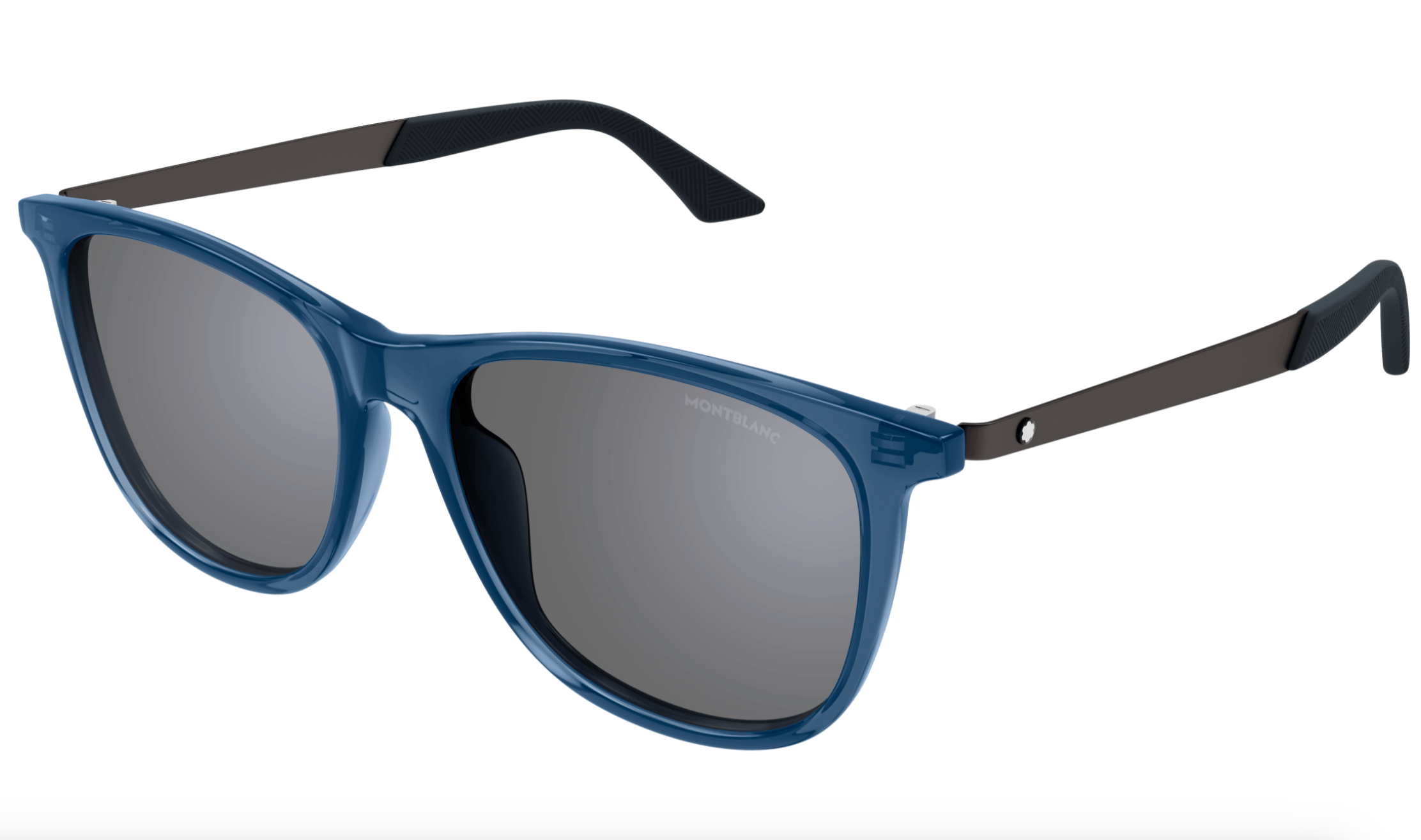Montblanc MB0330S-003  Sporty-Chic Blue Sunglasses Modern Elegance