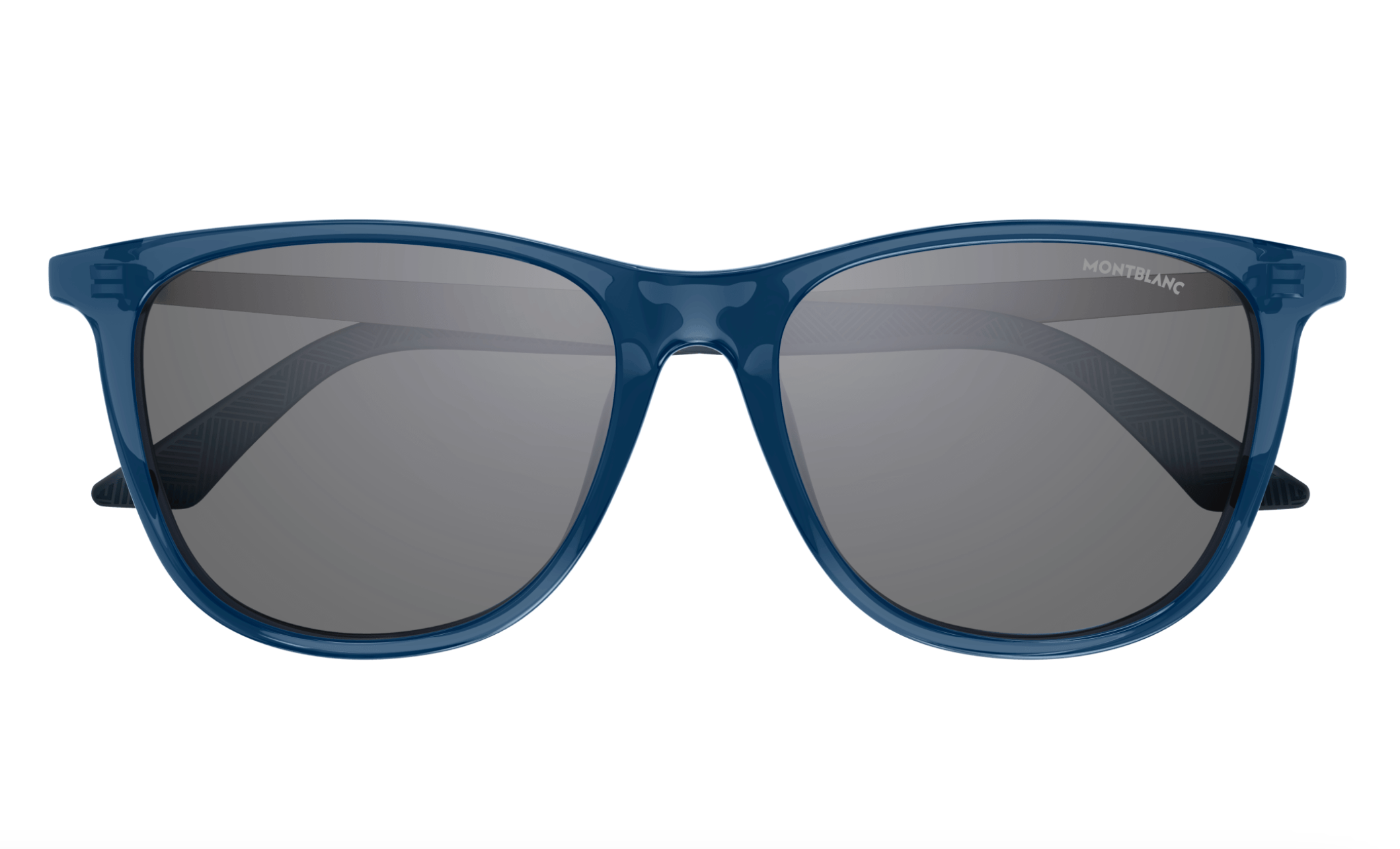 Montblanc MB0330S-003  Sporty-Chic Blue Sunglasses Modern Elegance