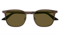 Montblanc MB0331S-003  Menâ€™s Matte Brown Pilot Sunglasses