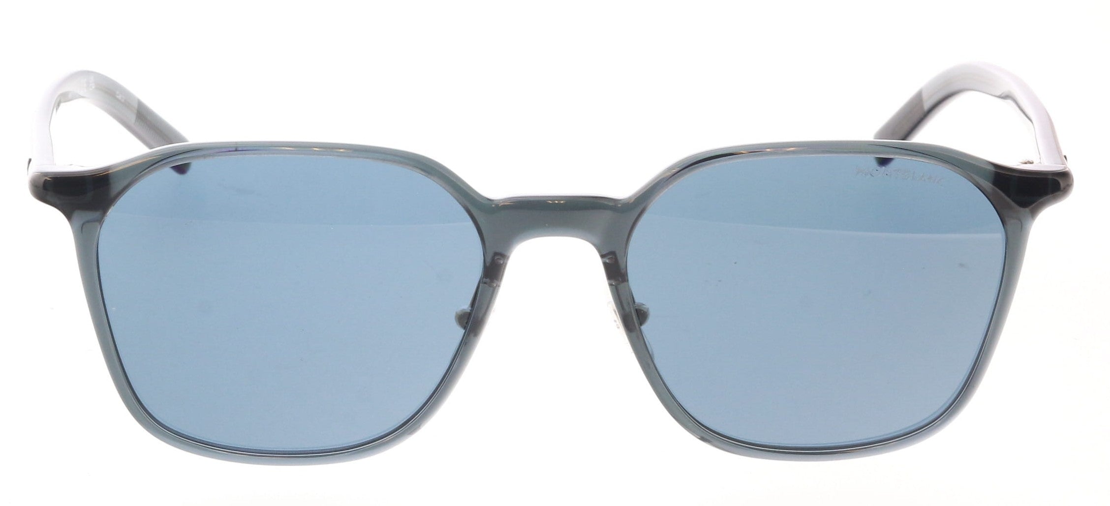 Montblanc MB0420SK-002 Grey Sunglasses Rounded Square Frames