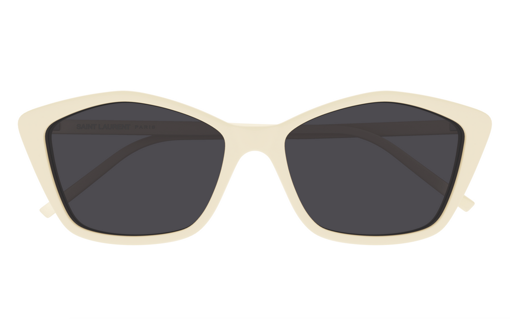 Saint Laurent SL 775-005 Modern Muse: Ivory Cat-Eye Sunglasses with Bold