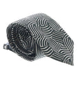 Emporio Armani Black  Silver wave pattern 100% Silk Mens Tie
