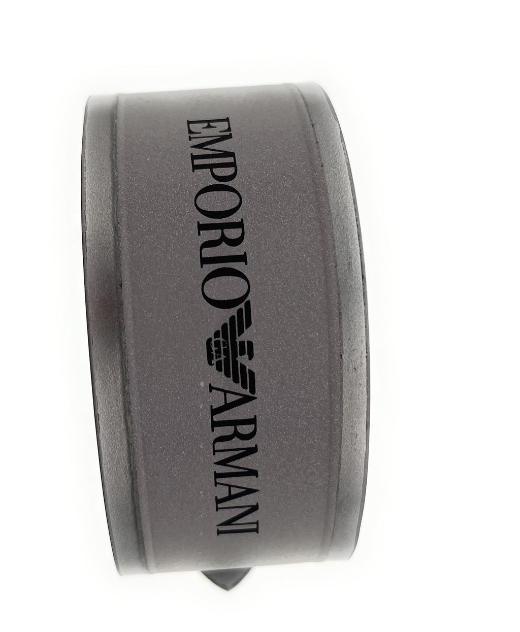Emporio Armani Silver Rubber Fashion Ankle Strap