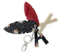 Armani Exchange Multicolor Rubber Oversized Letter Keyring