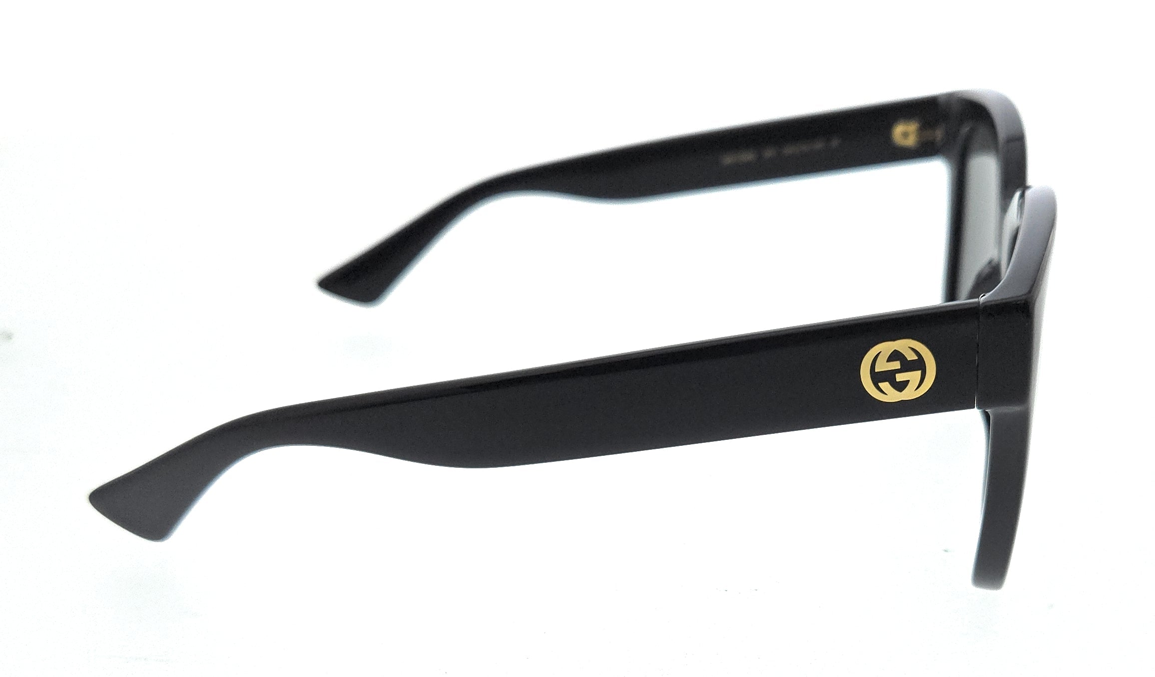 Gucci GG1338S-001 Black Smoke Square Sunglasses
