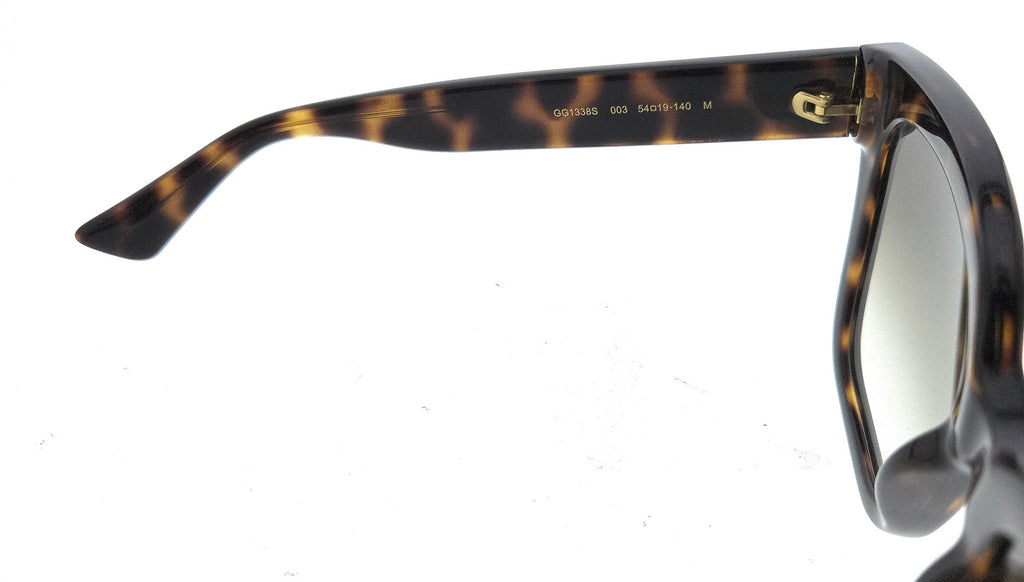 Gucci GG1338S-003 Havana Brown Square Sunglasses