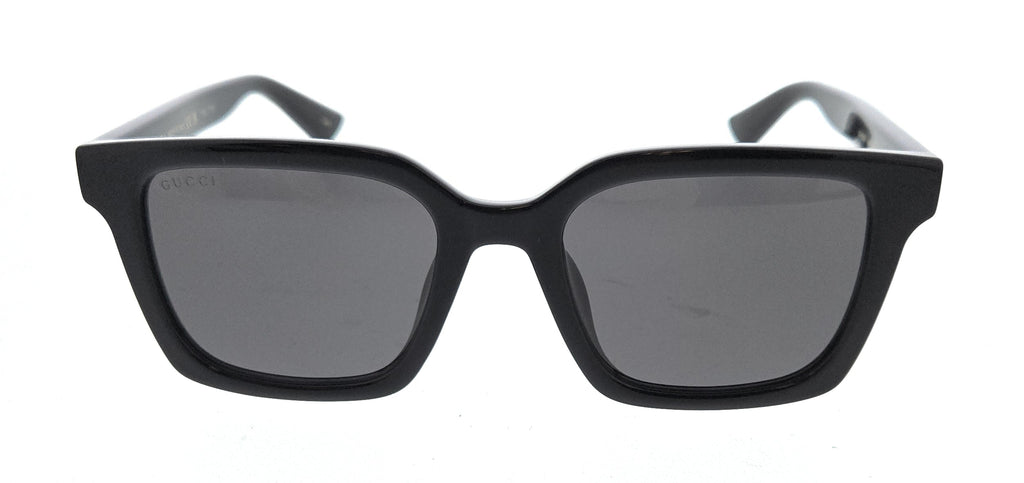 Gucci GG1582SK-001 Black Grey Rectangular Sunglasses