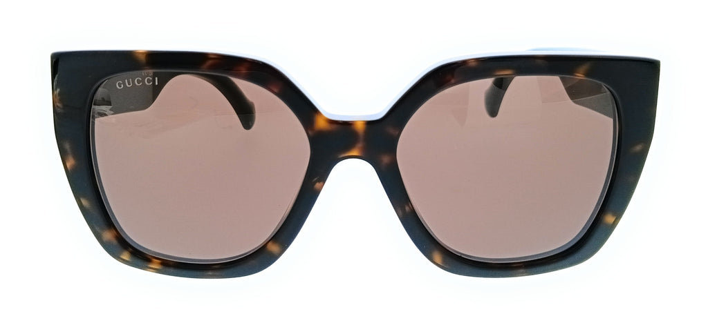 Gucci GG1300S-002 Tortoise Oversized Cat Eye Womens Sunglasses