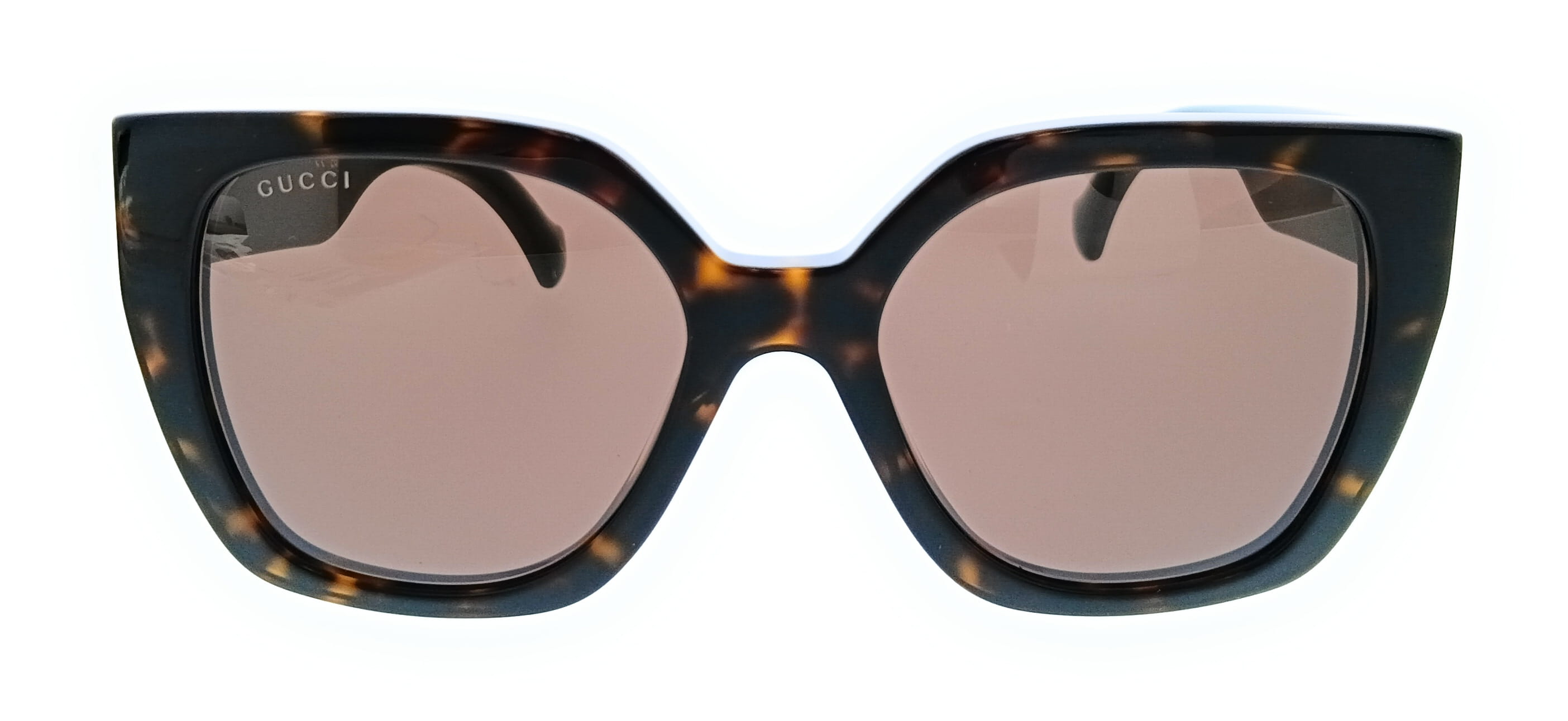 Gucci GG1300S-002 Tortoise Oversized Cat Eye Womens Sunglasses