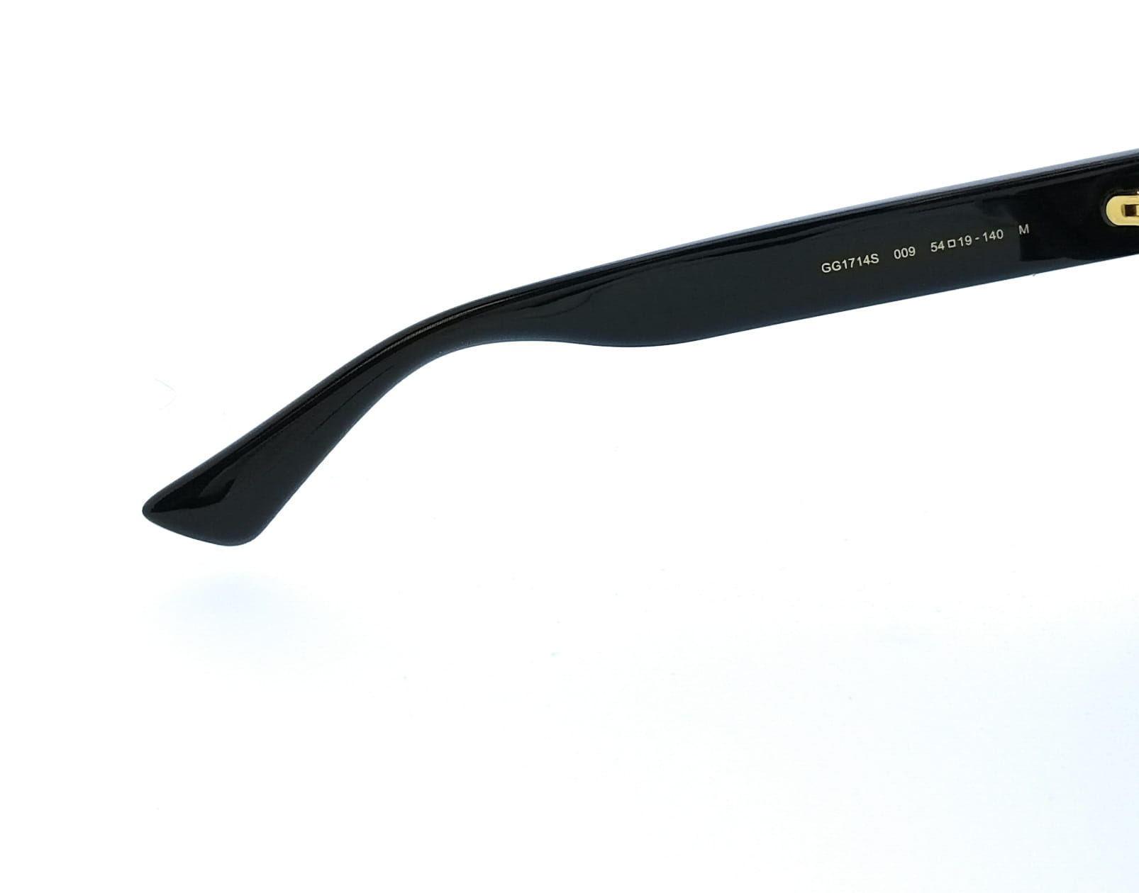 Gucci GG1714S-009 Black Square Red Lens Womens Sunglasses