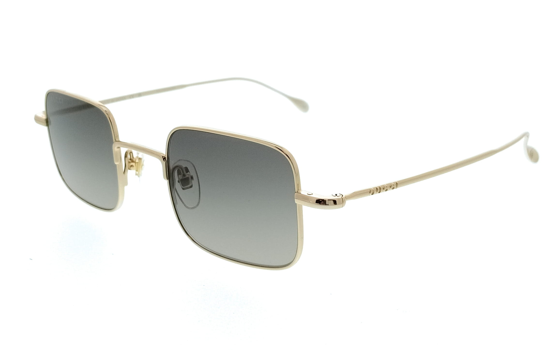 Gucci GG1813S-008 Gold Square Sunglasses Gradient Lens Unisex Sunglasses