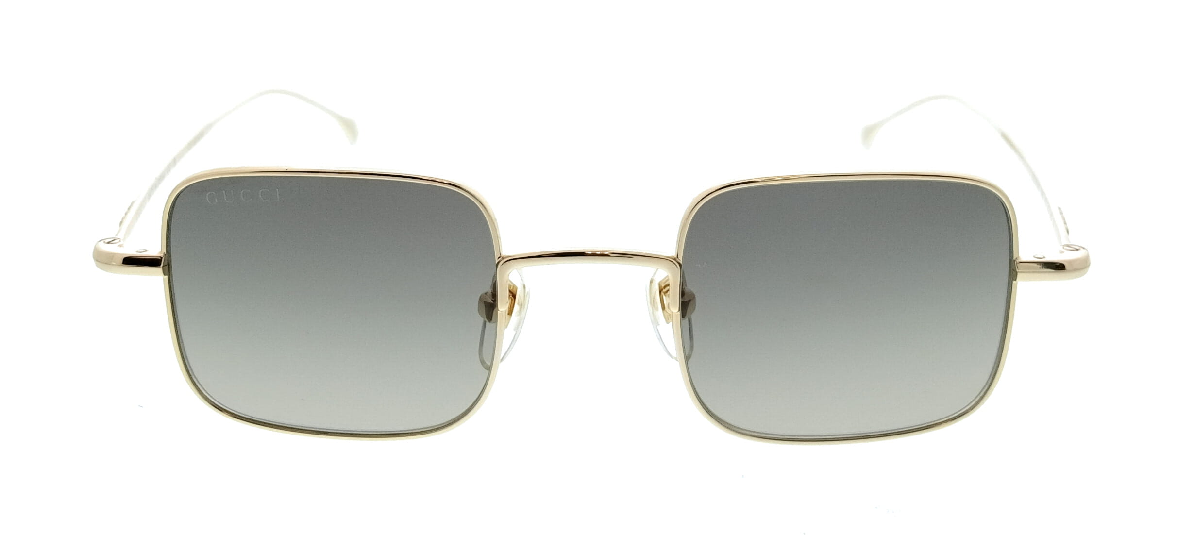 Gucci GG1813S-008 Gold Square Sunglasses Gradient Lens Unisex Sunglasses
