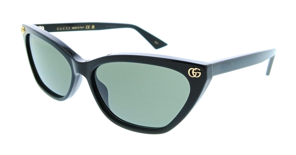 Gucci GG1815S-001 Black Cat Eye Slim Womens Sunglasses