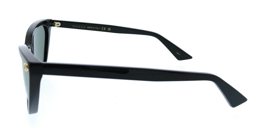 Gucci GG1815S-001 Black Cat Eye Slim Womens Sunglasses