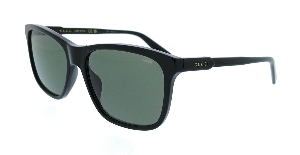 Gucci GG1819S-001 Black Square Modern Mens Sunglasses