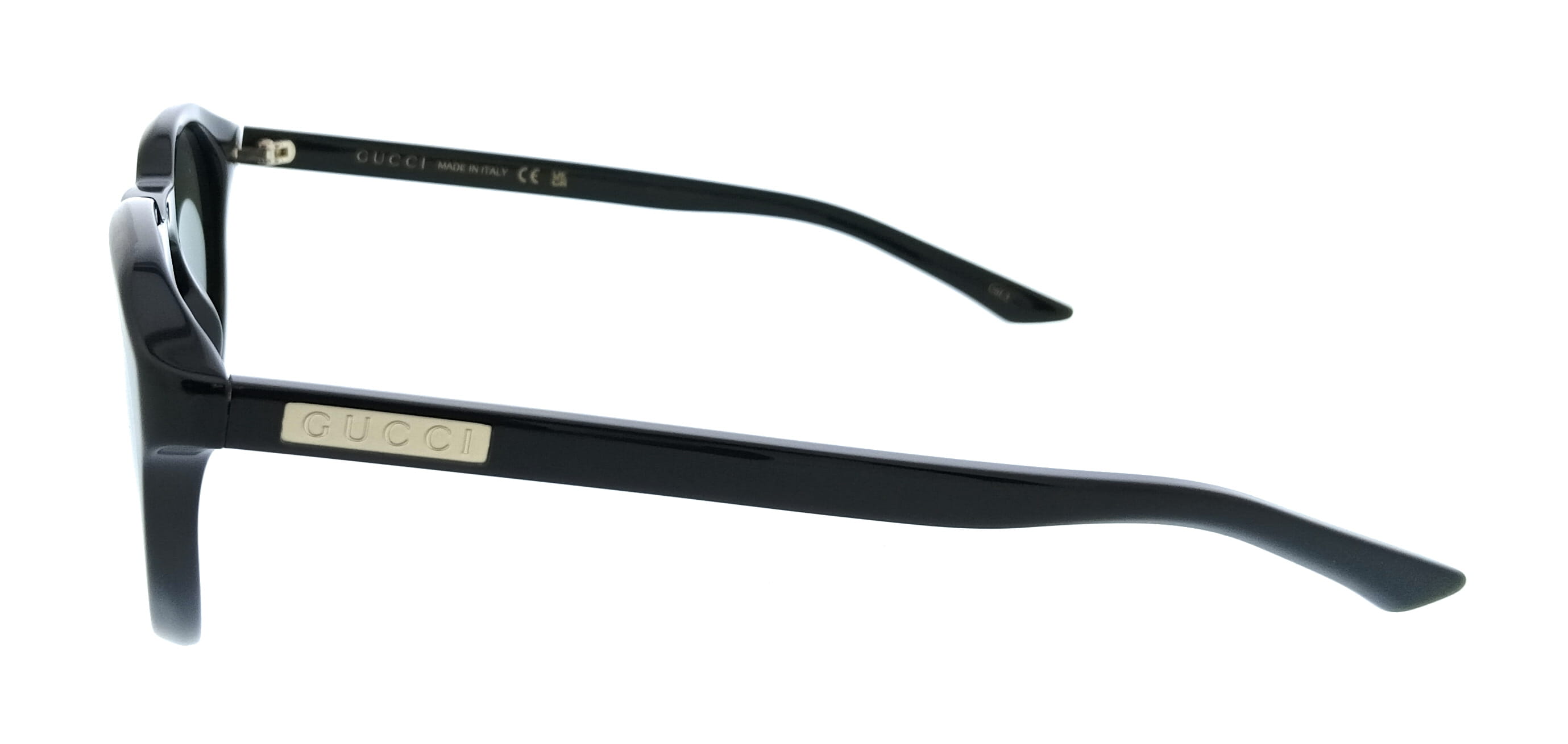 Gucci GG2079S-001 Black Round Men’s Sunglasses