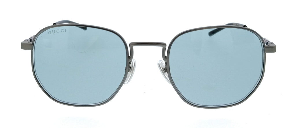 Gucci GG2095S-005 Silver Geometric Men’s Sunglasses