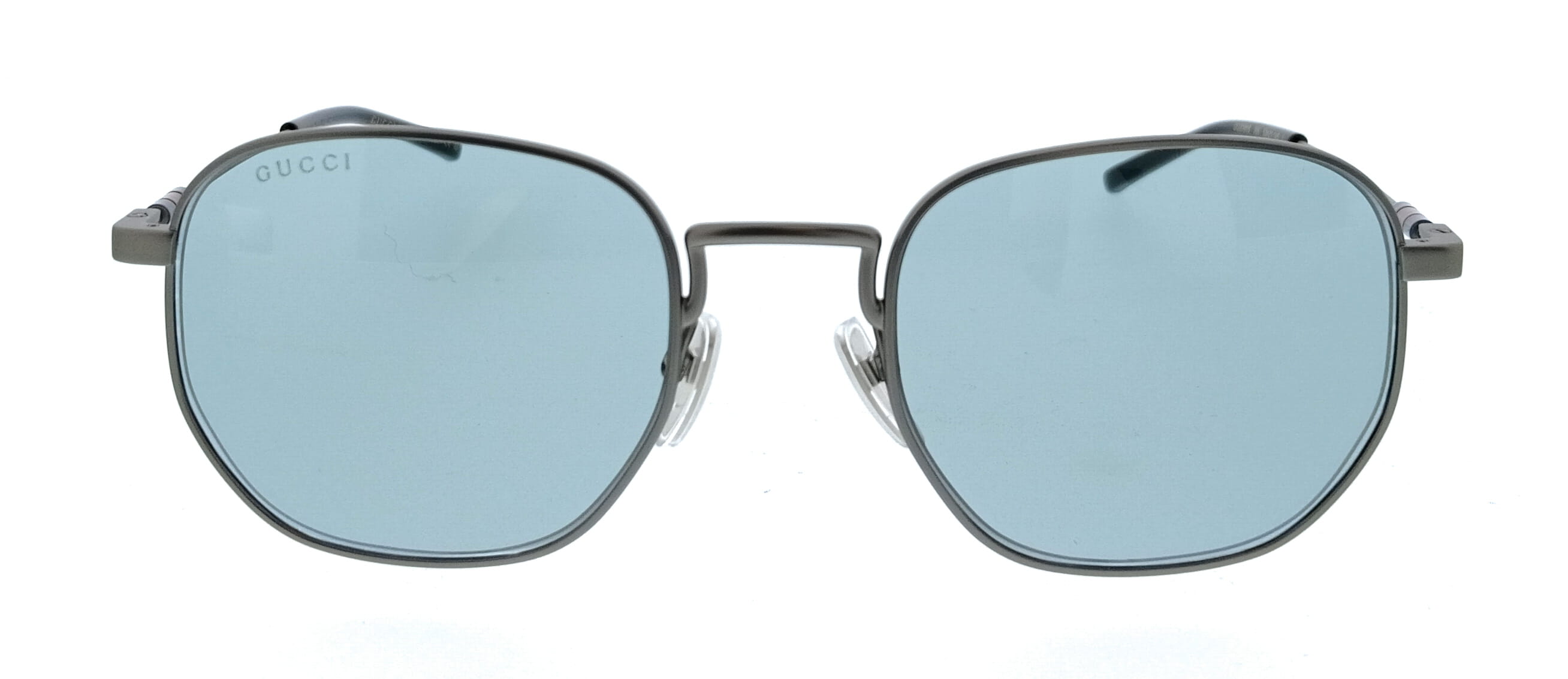 Gucci GG2095S-005 Silver Geometric Men’s Sunglasses