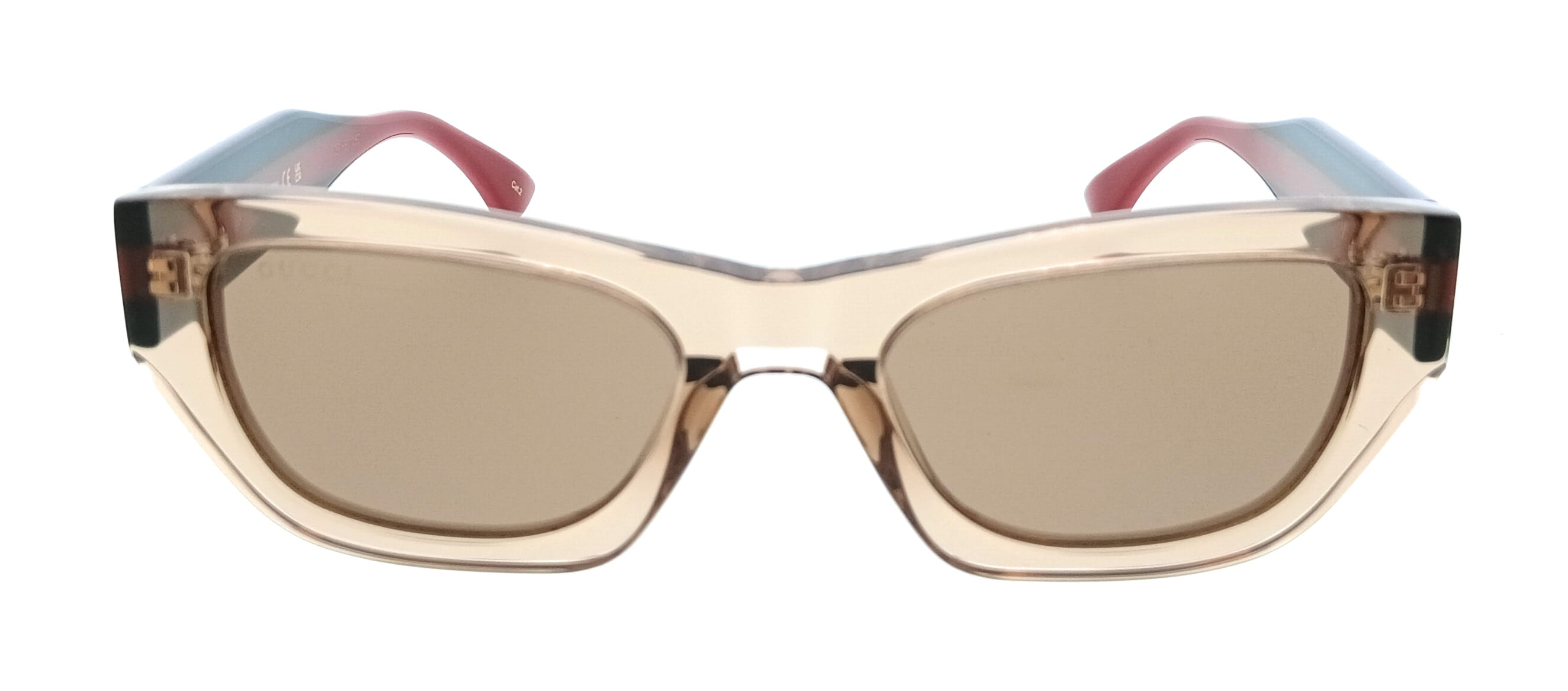 Gucci GG2116S-004 Beige Rectangle Women’s Sunglasses