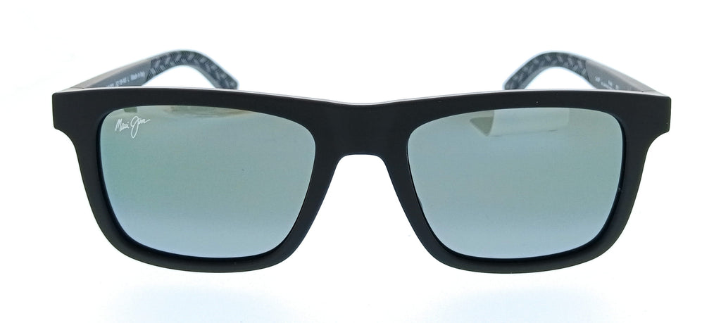Maui Jim MJ0341S-001 Moaka Black Square Mens Sunglasses