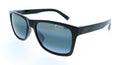 Maui Jim MJ0345S-001 Kowelo Black Rectangular Mens Sunglasses