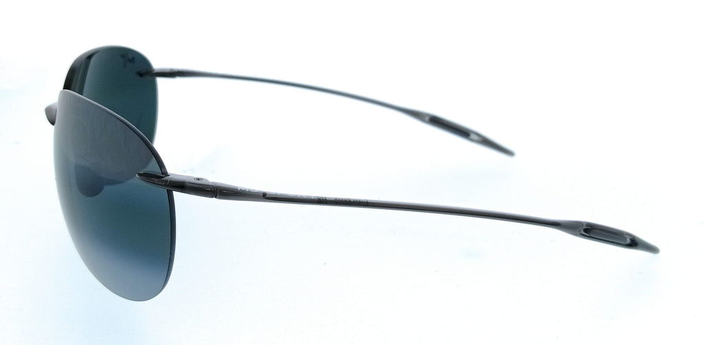 Maui Jim MJ0421S-005 Sugar Beach Gray Aviator Mens Sunglasses
