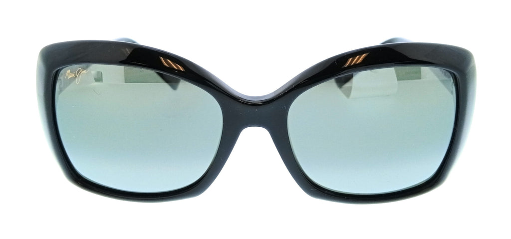 Maui Jim MJ0735S-009 Orchid Black Oversized Womens Sunglasses