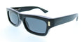 Saint Laurent SL 837-001 Black Rectangle Mens Sunglasses