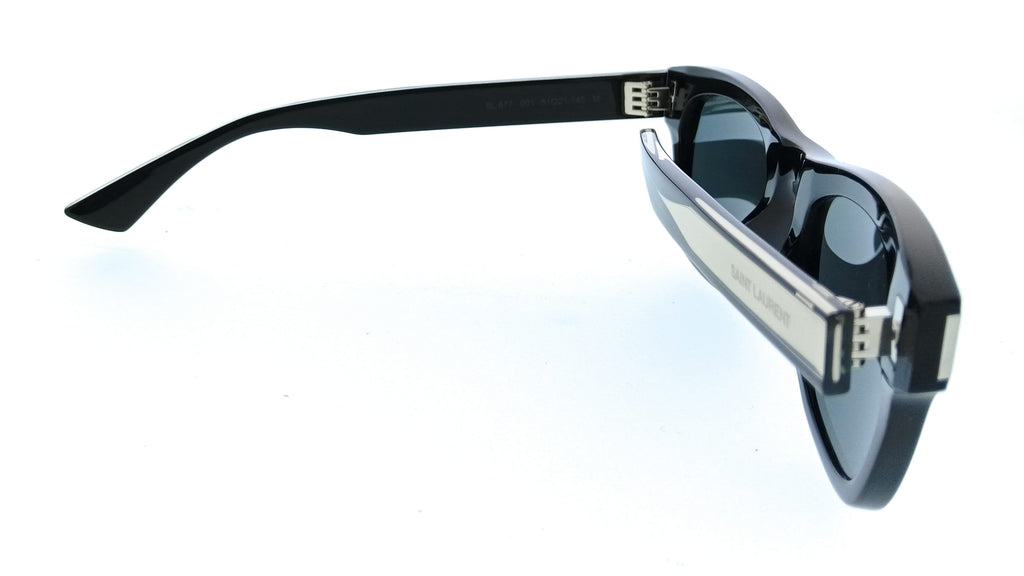 Saint Laurent SL 877-001 Black Square Womens Sunglasses