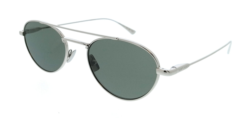 Saint Laurent SL 97-002 Silver Aviator Womens Sunglasses