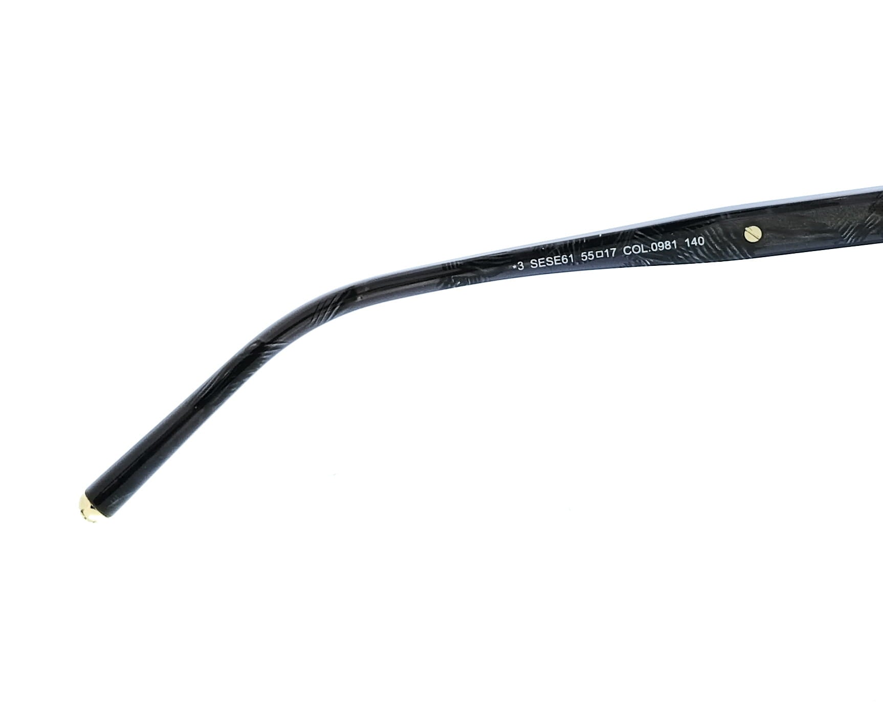 ESCADA ESE61 981 Ladies Black Square Chain Link Sunglasses