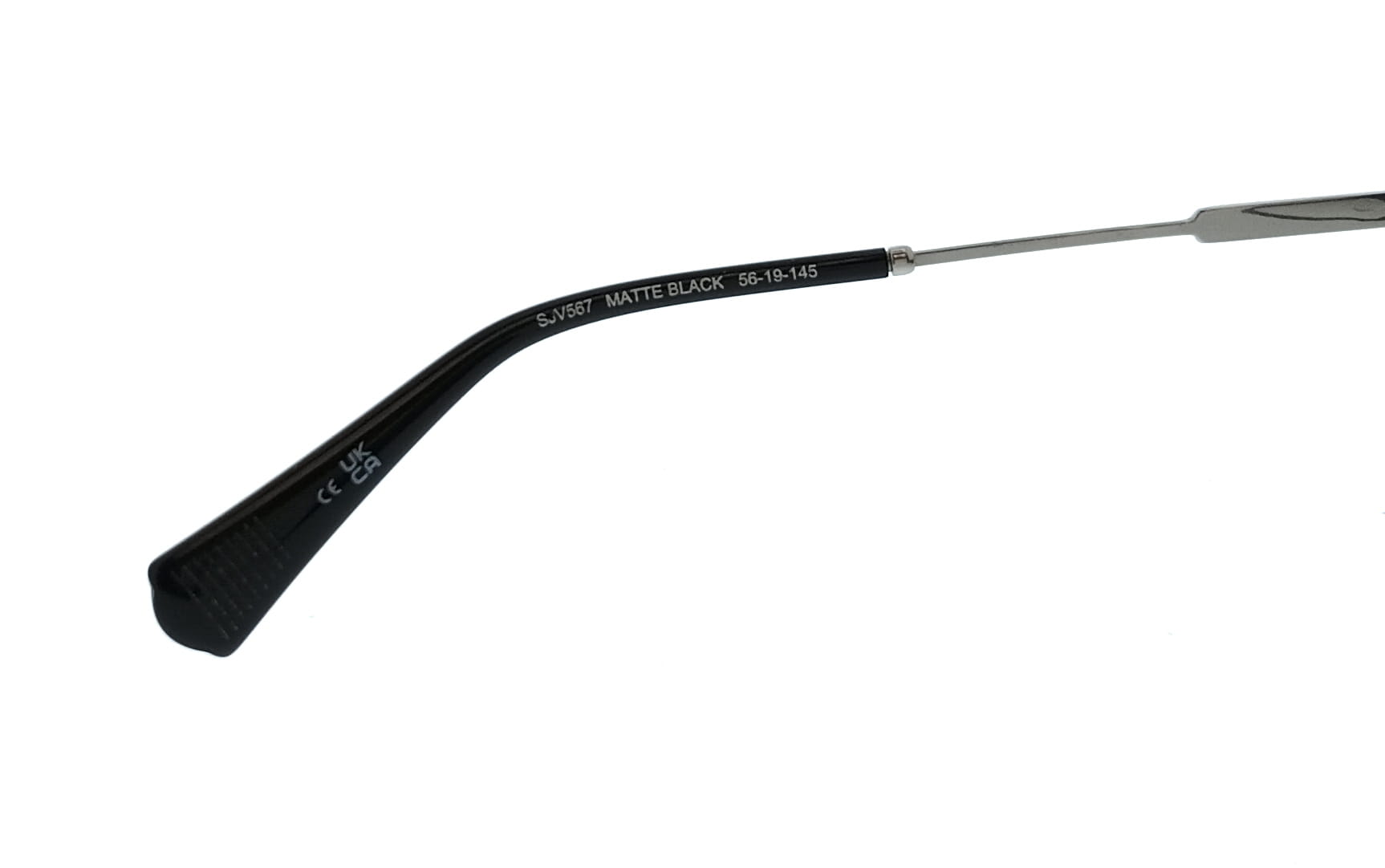 John Varvatos JV567 0BLA Mens Black Square Sunglasses