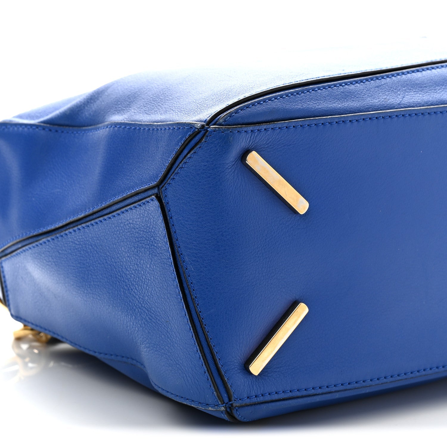 Calfskin Medium Puzzle Bag Electric Blue