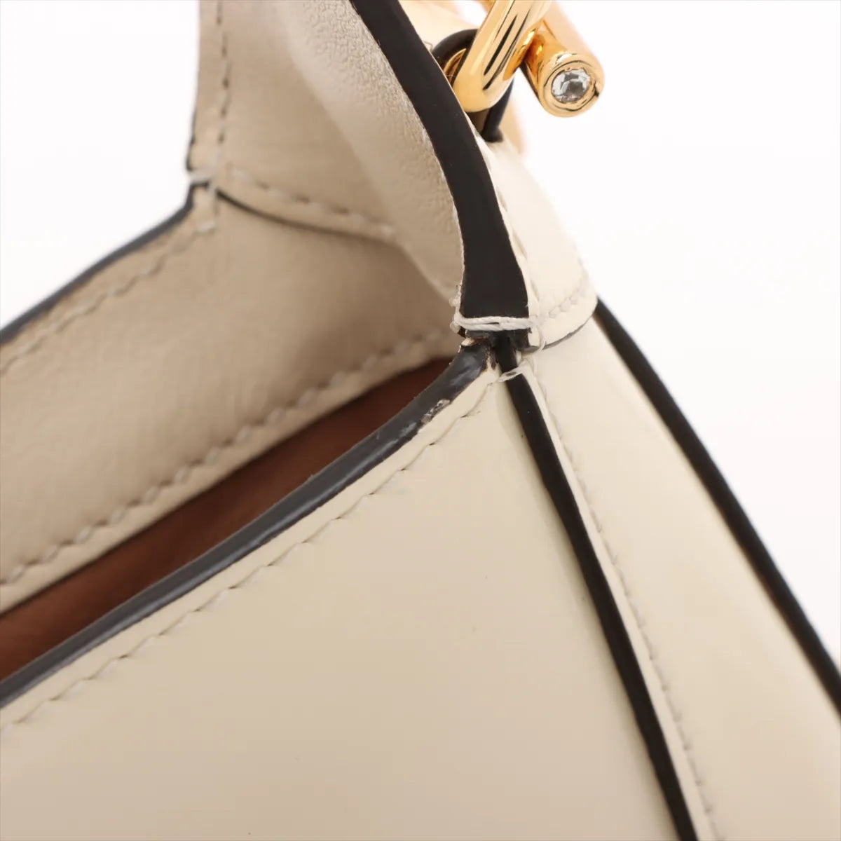 Gucci Jackie 1961 Patent Leather Two-Way Shoulder Bag White