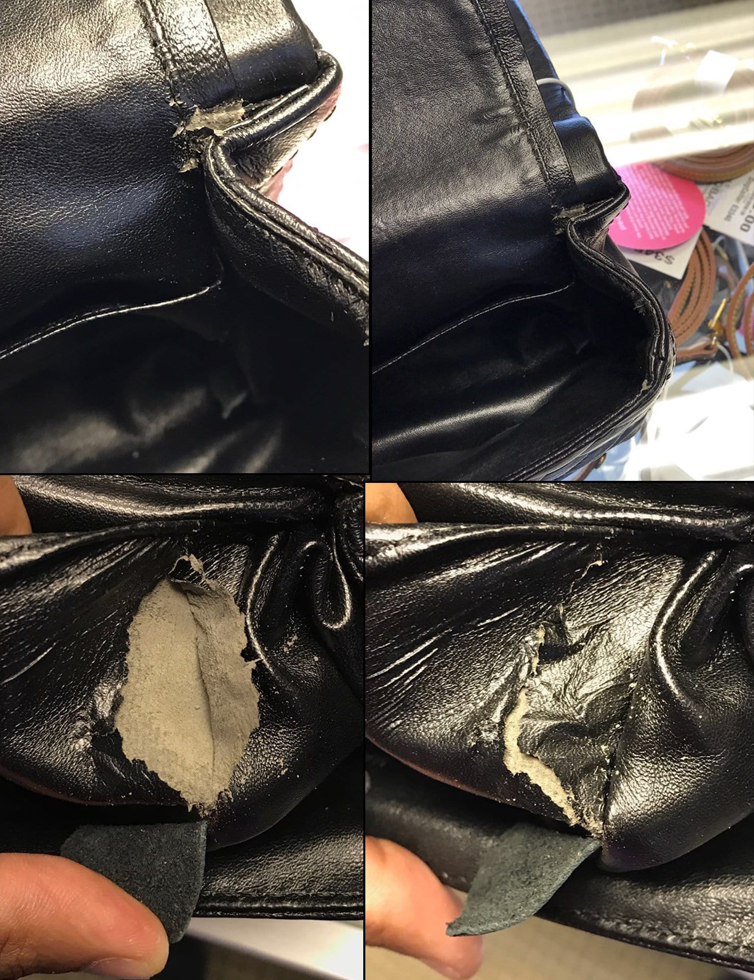 CHANEL Black Metallic Reissue 2.55 Leather Flap Bag