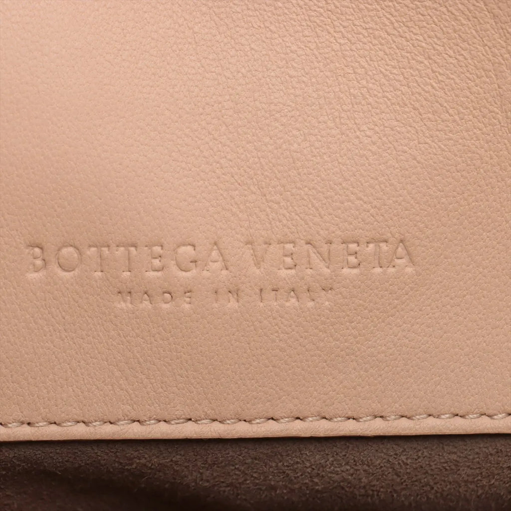 Bottega Veneta Intrecciato Corso Leather Tote Bag Green x Pink