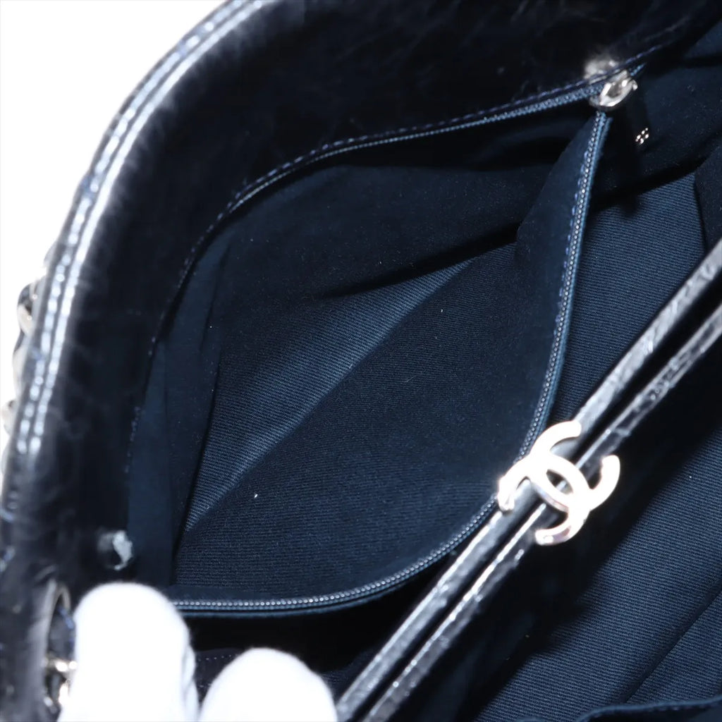 Chanel Mademoiselle Vintage Crinkled Calf Chain Shoulder Bag