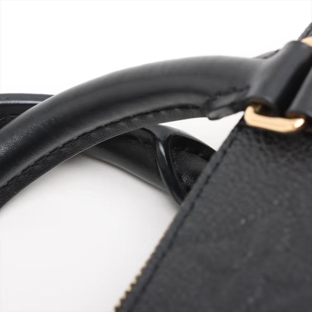 Louis Vuitton Monogram Empreinte Speedy Bandouliere 20 Black