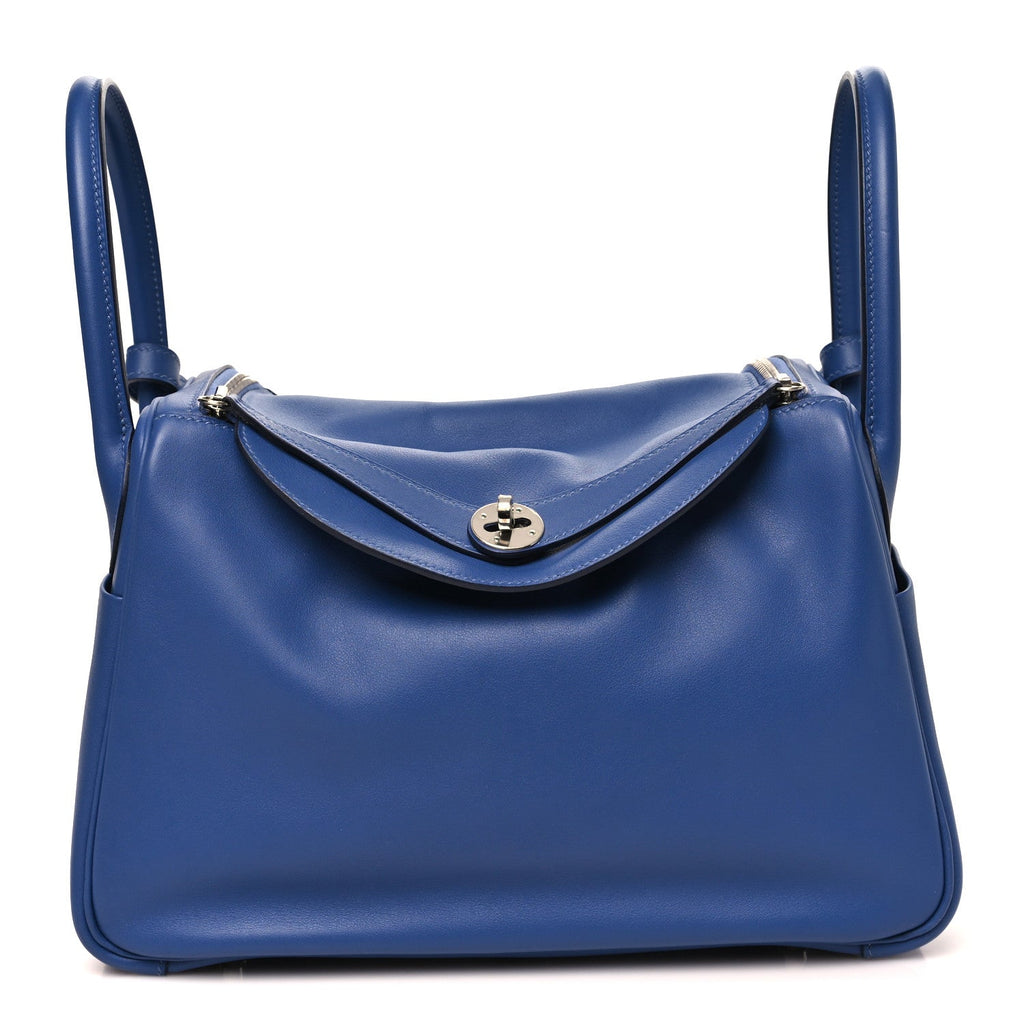 Swift Epsom Lindy 30 Tressage De Cuir Bleu Brighton Bleu Sapphire Capucine