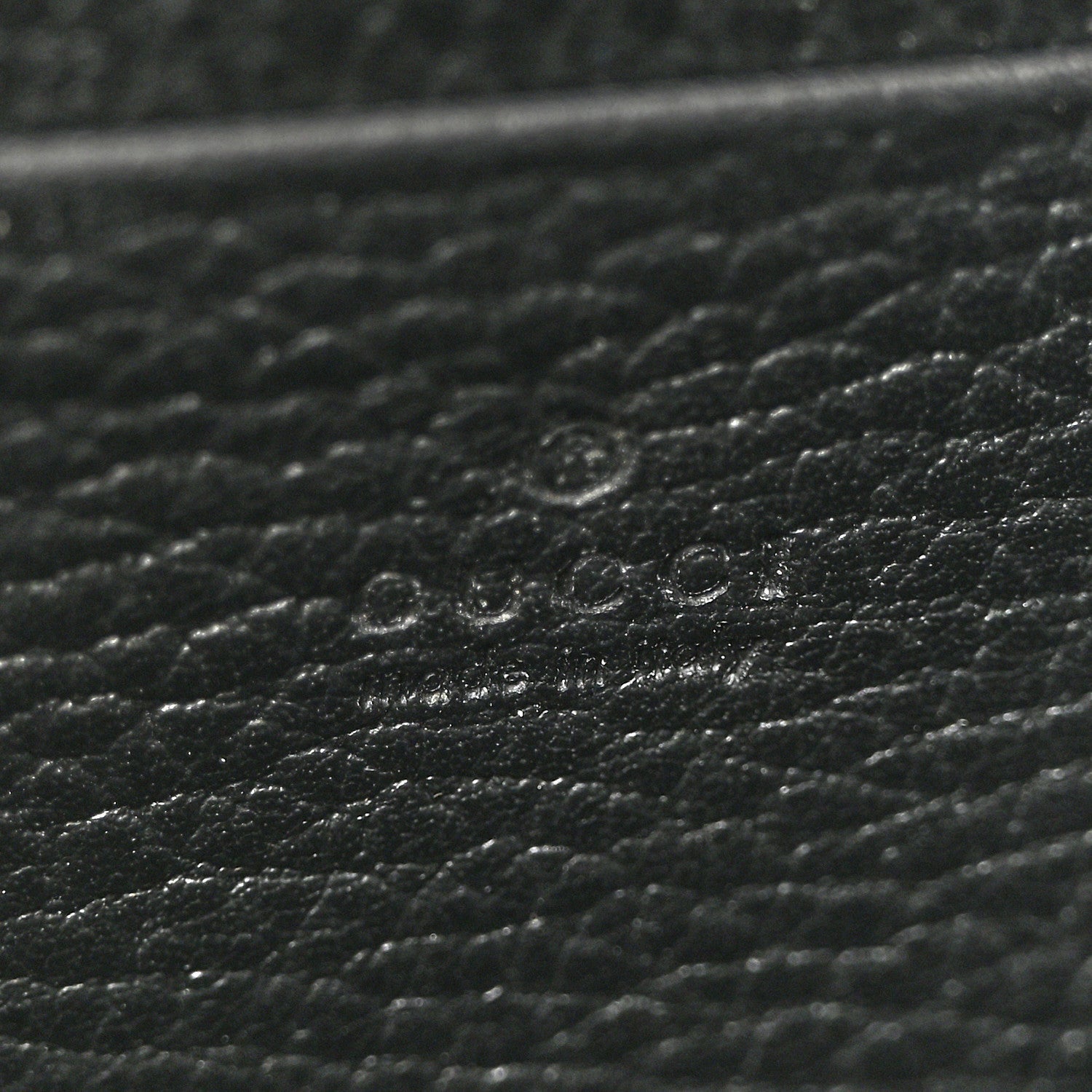 Calfskin Mini Dionysus Chain Wallet Black