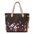 LV X TM Monogram Flowers Neverfull MM