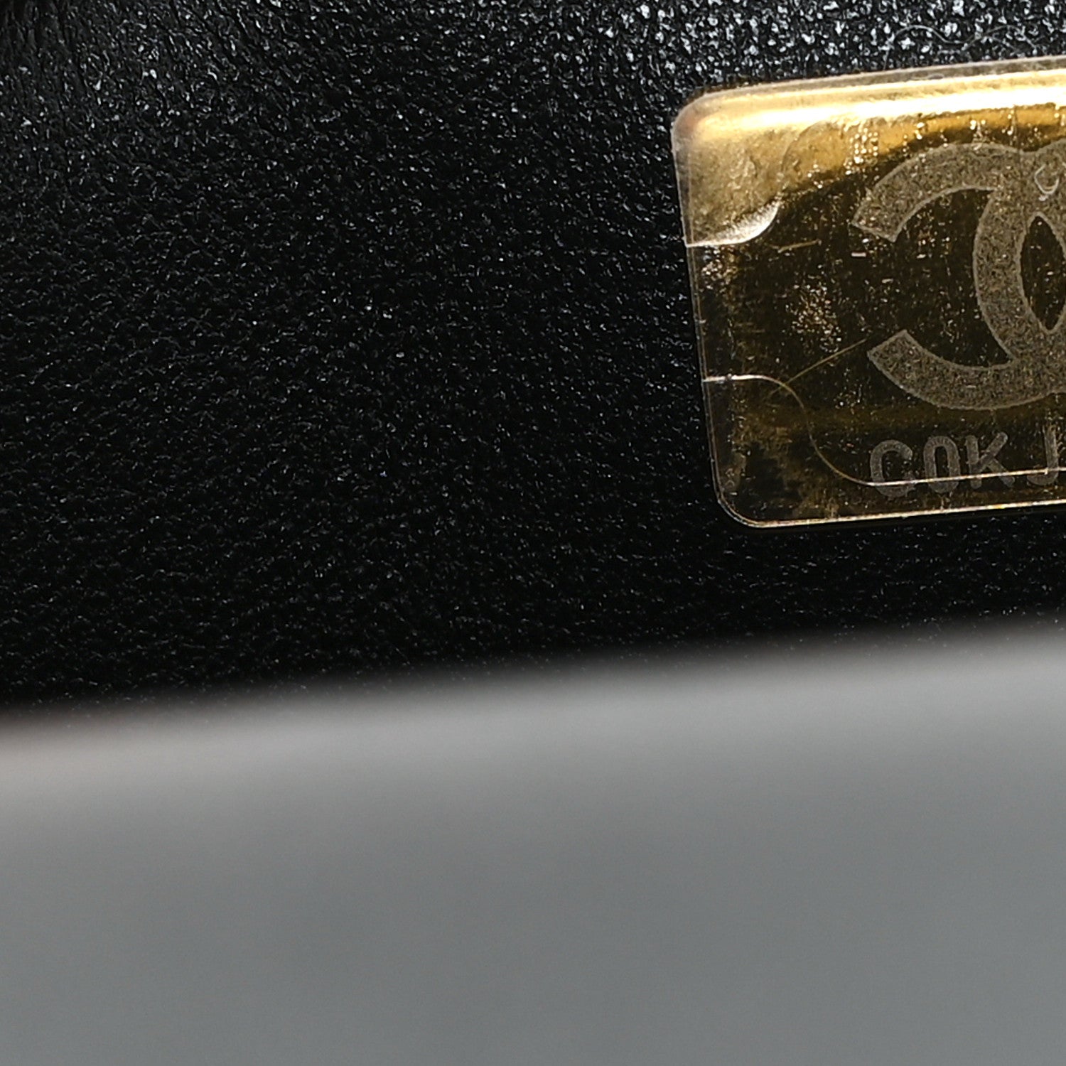 Caviar Quilted Mini Top Handle Rectangular Flap Black