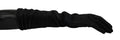 Dolce & Gabbana Black Gray Mid Arm Length Mittens Wool  Women's Gloves