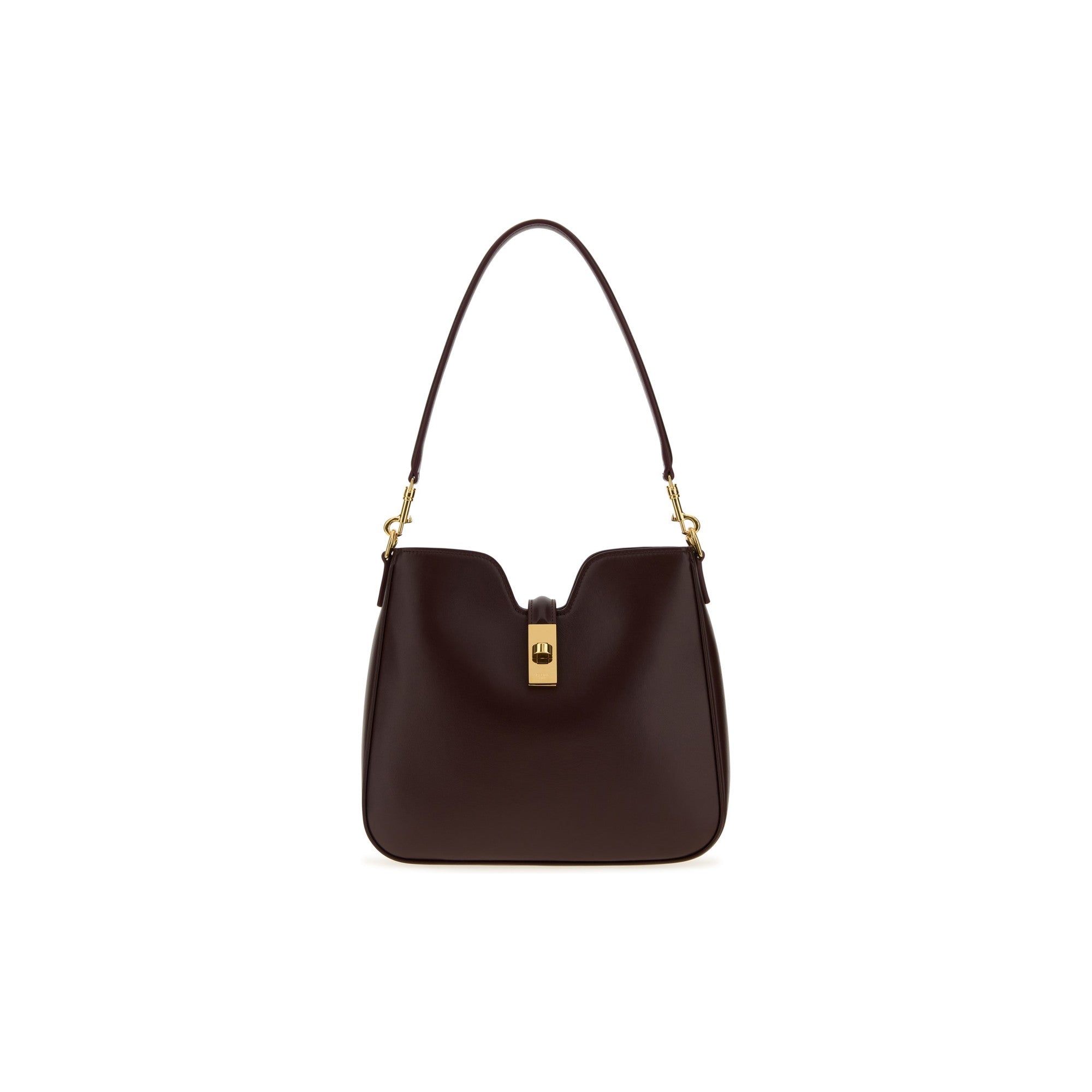 SMALL CAMILLE 16 SOFT BAG IN SMOOTH CALFSKIN - Deep Burgundy