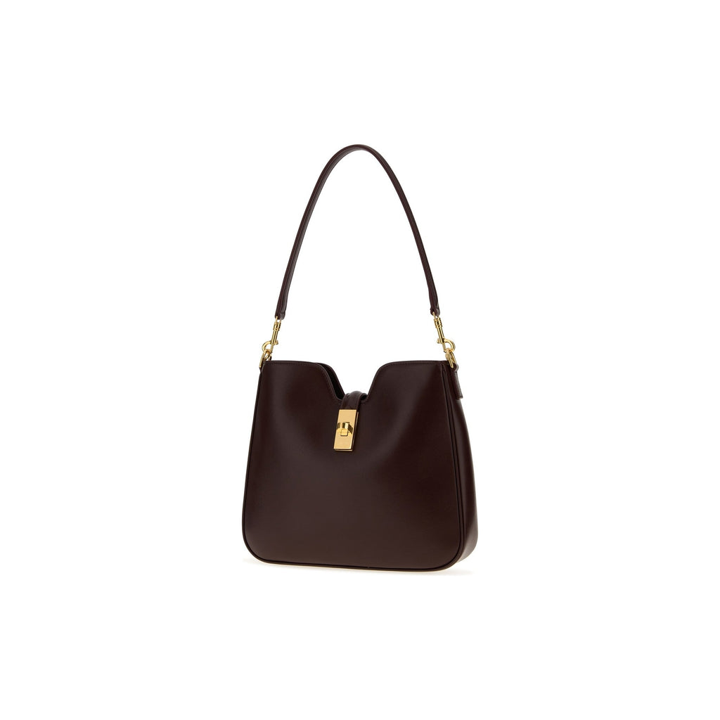 SMALL CAMILLE 16 SOFT BAG IN SMOOTH CALFSKIN - Deep Burgundy