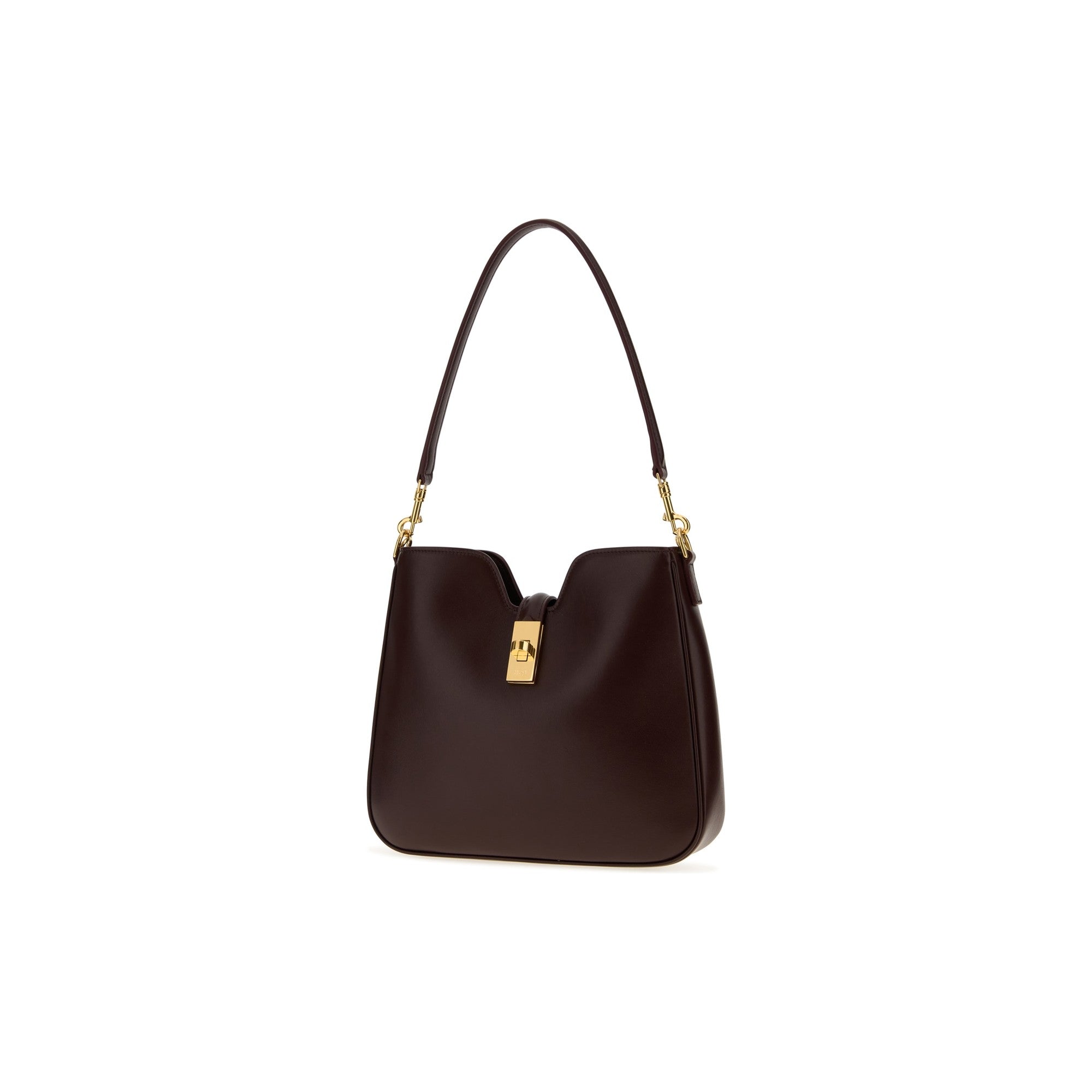 SMALL CAMILLE 16 SOFT BAG IN SMOOTH CALFSKIN - Deep Burgundy