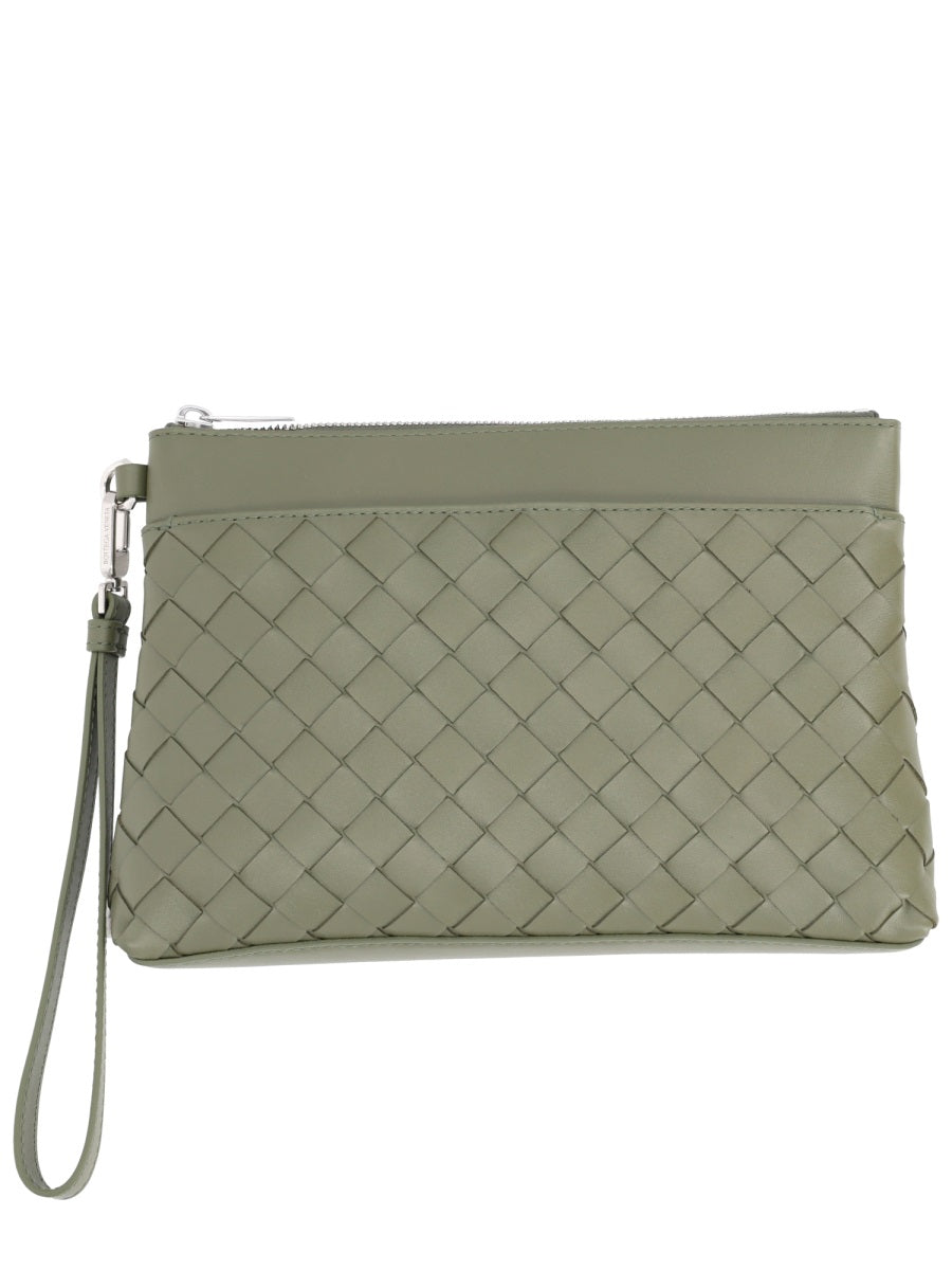 Bottega Veneta Men Woven Clutch Bag