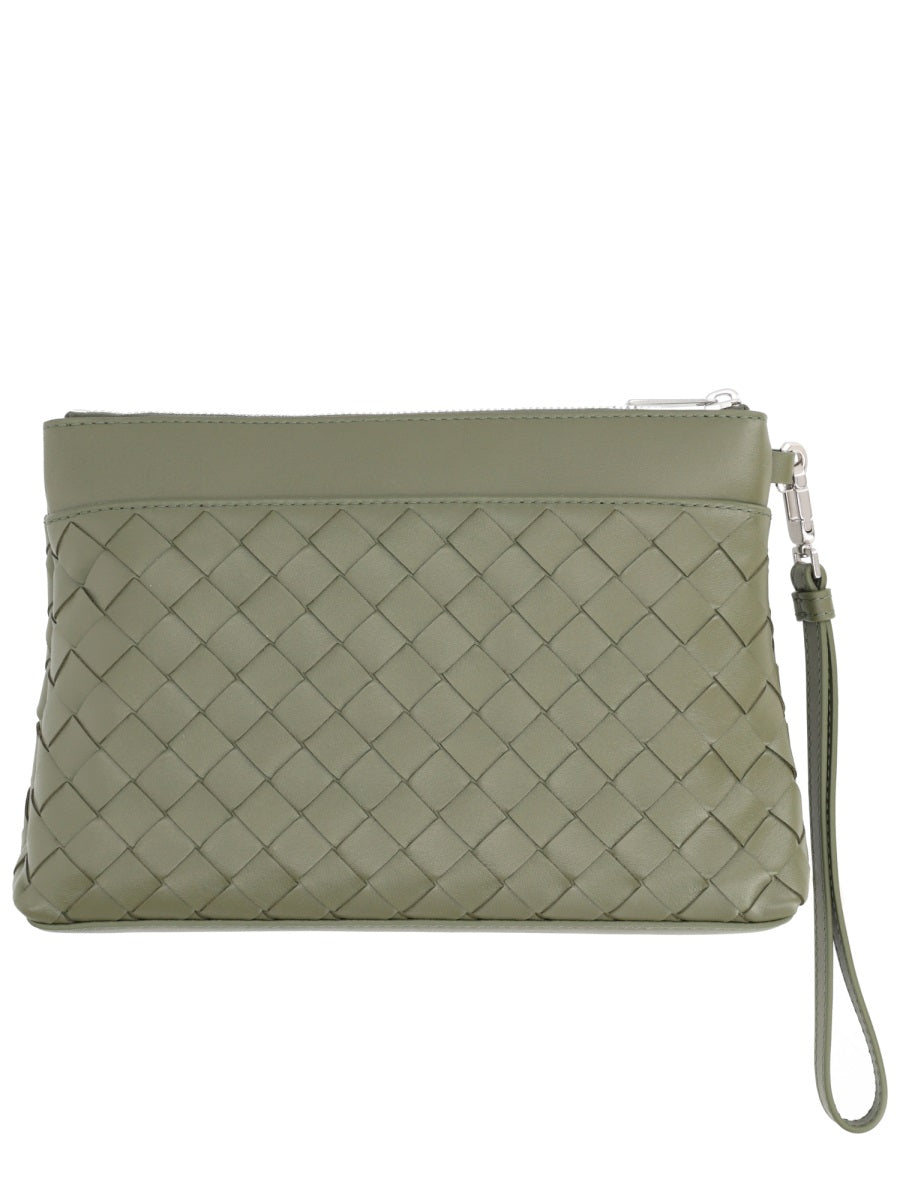 Bottega Veneta Men Woven Clutch Bag