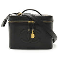 Chanel Caviar Skin Vanity Bag 2way Handbag