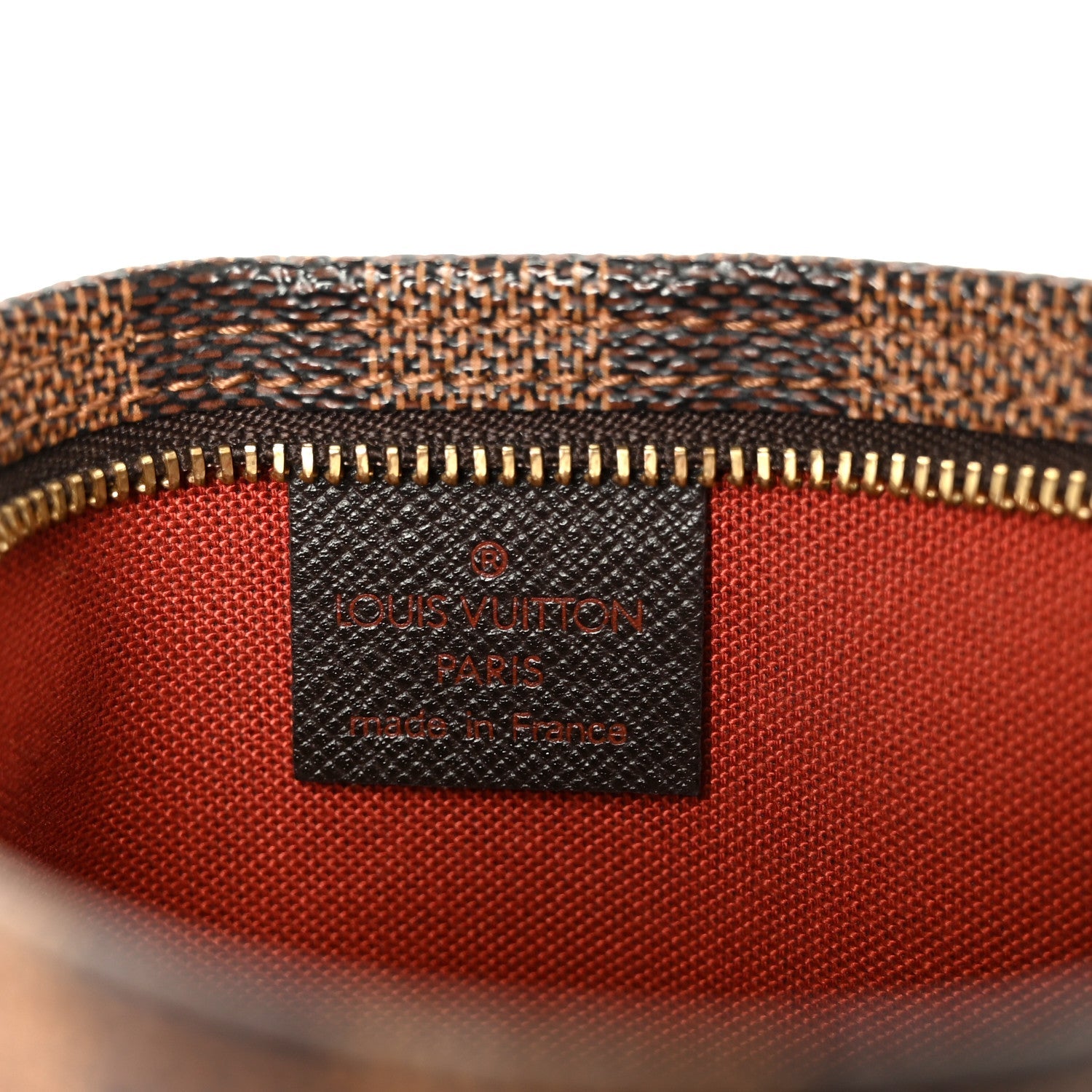 Damier Ebene Trousse Make Up Bag Pochette